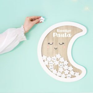 Libro de firmas Luna con opción a personalizar