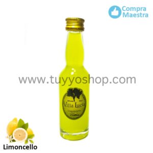 Licor de orujo para boda modelo botella jerezana en sabor limoncello