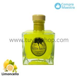 Licor de orujo Villa Lucia, sabor limoncello modelo zafra