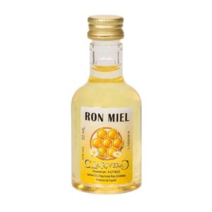 Licor sabor Ron Miel. La Rivera. 50ml.