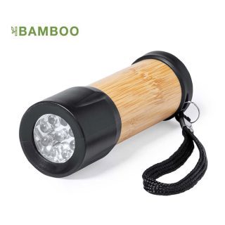 Linterna fabricada en Bambú, 10cm