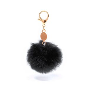 Llavero para regalar a los invitados de tu boda. Pom pom. 4 colores.