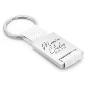 Llavero personalizado para boda, modelo urban, 3 colores disponibles llavero personalizado boda urban blanco
