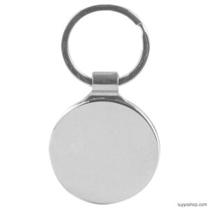 Llavero metal y madera ecokey, personalizado modelo corona llavero personalizado comunion ecokey trasero