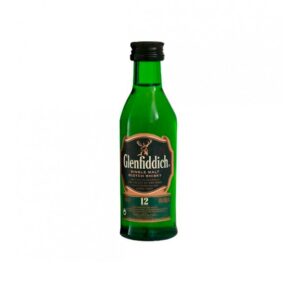 Mini botella whisky Glenfiddich boda