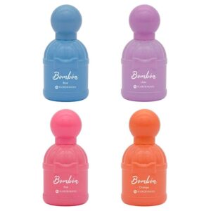 Mini colonia Bombón para boda, 20ml, 4 surtidos, detalle aromático y elegante