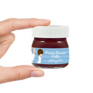 Nutella mini para comunión. Personalizada. Modelo Chico