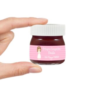 Nutella mini para comunión. Personalizada. Modelo Martina