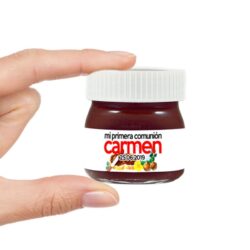 Mini Nutella personalizada comunión