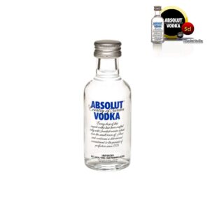 Mini botella para boda Absolut