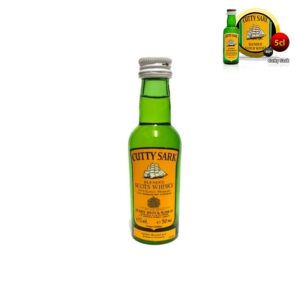 Mini botella whisky Cutty Sark