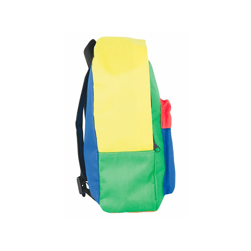 Divertida mochila infantil con asas. Modelo Happy Day. 29 x 9.5 x 30 cm