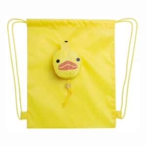 mochila plegable modelo patito amarillo