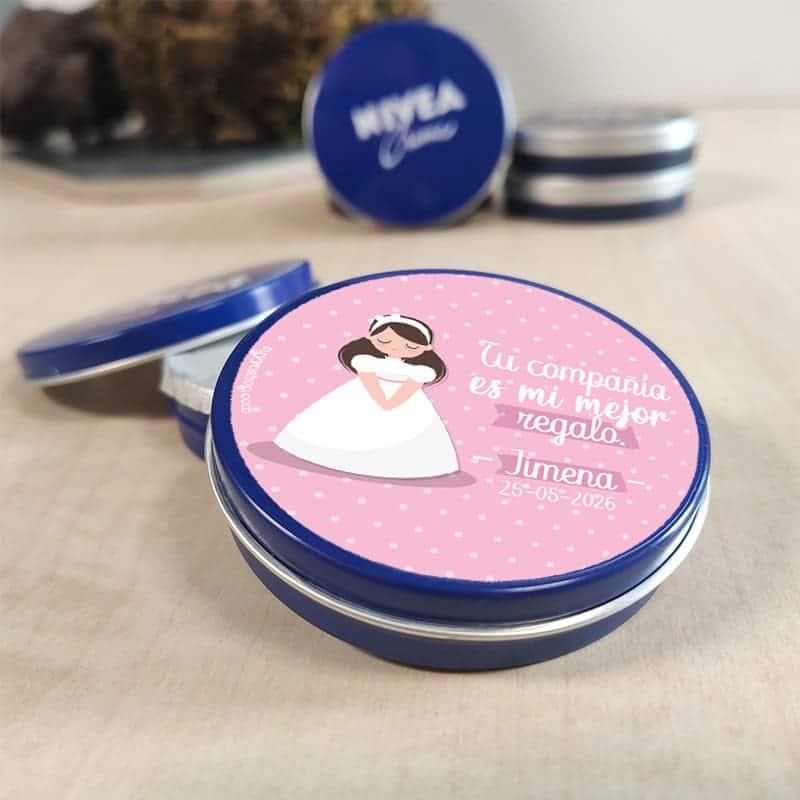 Crema Nivea clásica para comunión, modelo Jimena