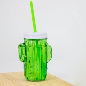 Nueva jarra cactus para eventos. Color verde. 550ml.