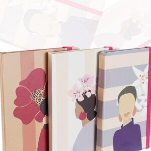 Nueva libreta para boda. Mujer floral. 3 diseños surtidos 10.5cm x 14.5cm nueva libreta para boda mujer floral 3 disenos surtidos 10 5cm x 14 5cm regalos mujeres