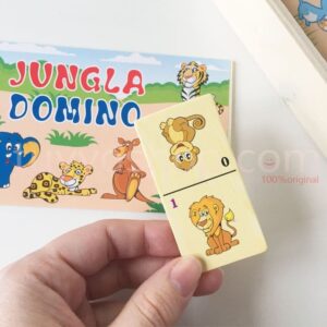 Original dominó de madera infantil