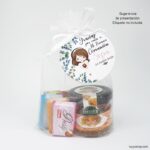 Pack de Miel, 5 chocolatinas y bolsa de organza