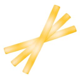 Palo de espuma Led. Especial para eventos. 47cm. Pilas incluidas. Color amarillo