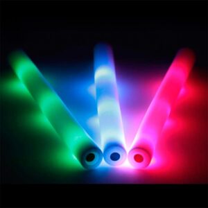 Palo de espuma Led. Especial para eventos. 47cm. Pilas incluidas. Color azul palos luminosos led color multicolor2