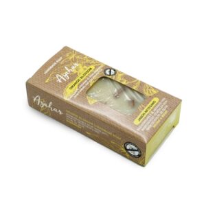 Pastilla de jabón artesano. Presentado en caja. Azahar. 100gr.