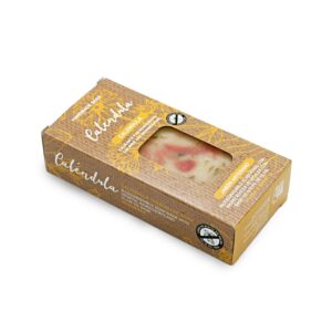 Pastilla de jabón artesano. Presentado en caja. Caléndula. 100gr.