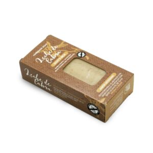 Pastilla de jabón artesano. Presentado en caja. Leche de cabra. 100gr.