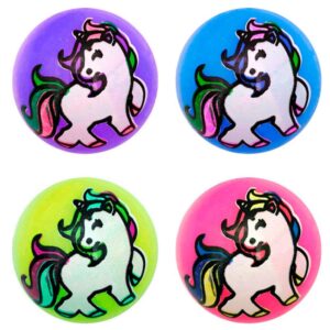 Pelota de unicornio con luces. 4 colores disponibles.