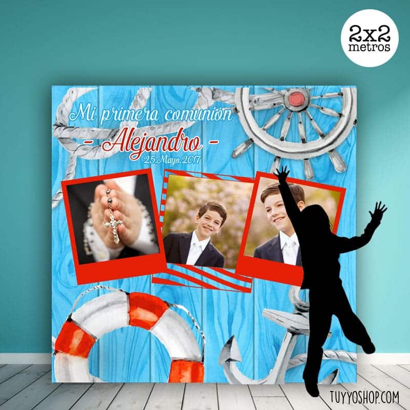 photocall para comunión personalizado. Desde 69€ en lona de calidad.