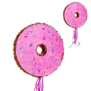 Piñata para eventos. Modelo donut. 50x50cm