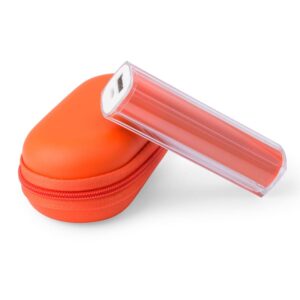 Original powerbank presentada en estuche. Varios colores. 2.200mAh