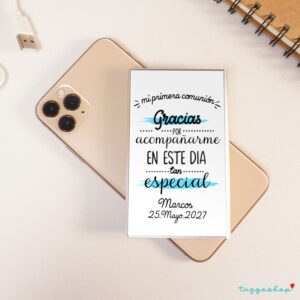 Powerbank personalizada para comunión, modelo acompañarme