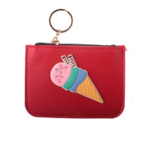 Precioso monedero para regalo, modelo Helado. 9 colores