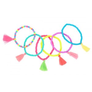 Pulsera infantil con pompón