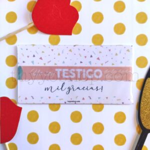 Pulseras personalizadas para testigos. Modelo Amazonas pulsera para testigo modelo amazonas 2