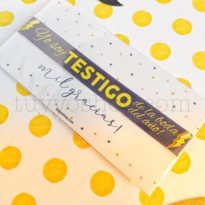 Pulseras personalizadas para testigos. Modelo Rayo pulsera para testigo modelo rayo3