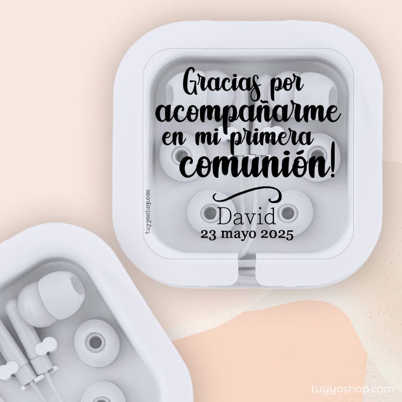 Detalles de Comunión personalizados para invitados