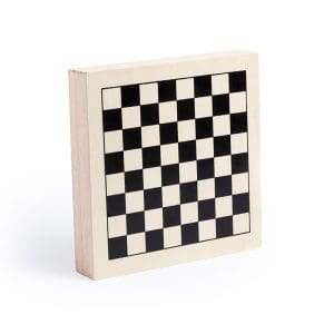 Set de 4 juegos en madera. 16x16cm. set 4 juegos madera boda 3