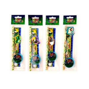 Set 4 piezas papelería animales
