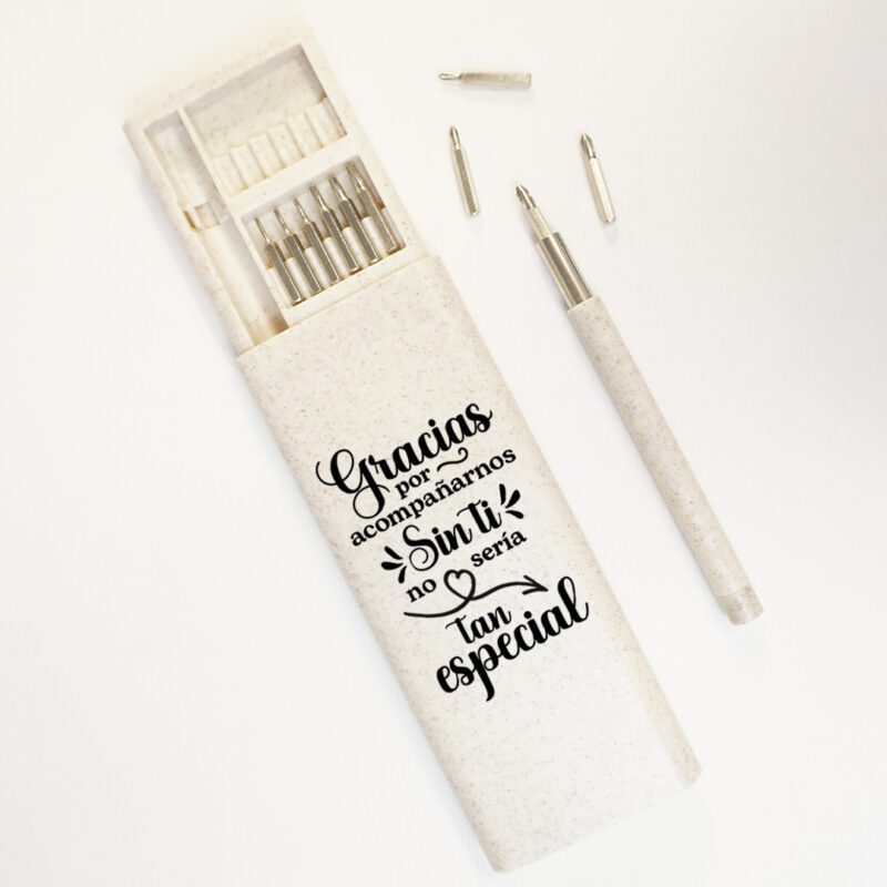 Set de Herramientas para regalo de hombre con frase de agradecimiento