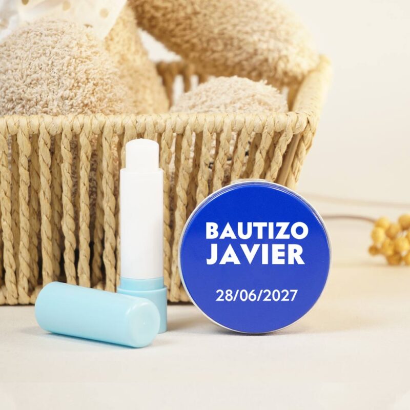 set personalizado para bautizo: crema nivea y bálsamo vegano