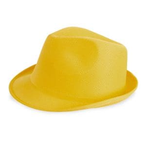 sombrero para photocall amarillo