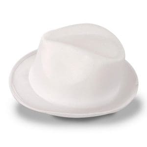 sombrero para photocall en color blanco