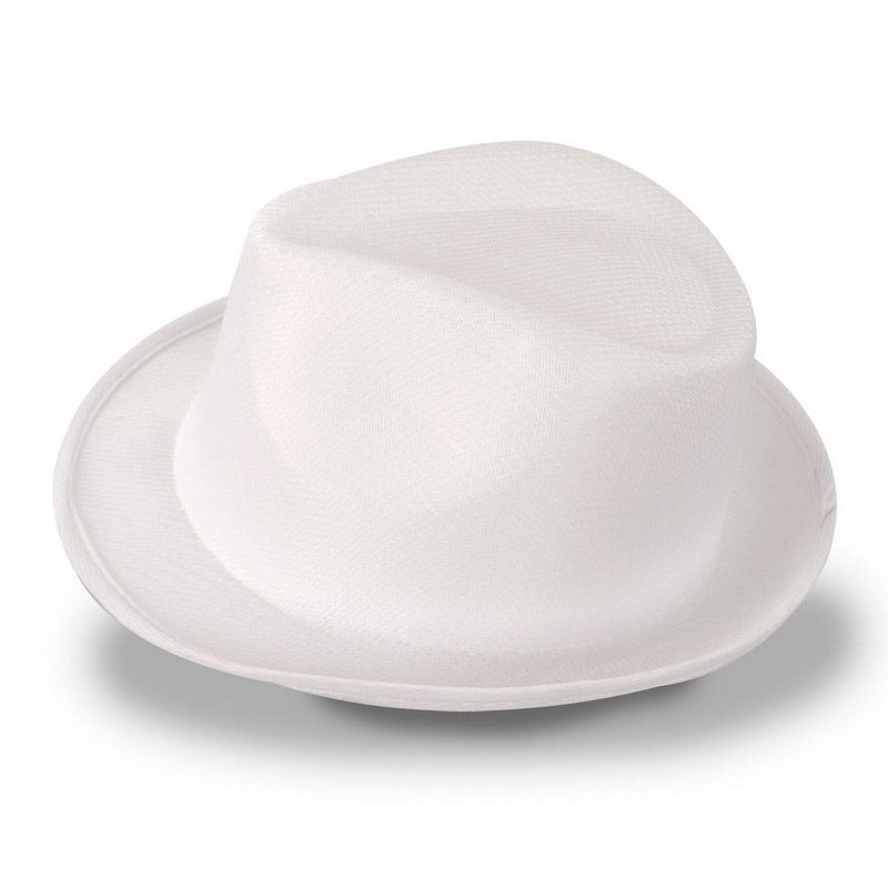 sombrero para photocall en color blanco