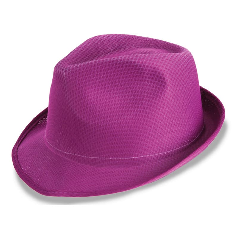 sombrero para photocall en color violeta