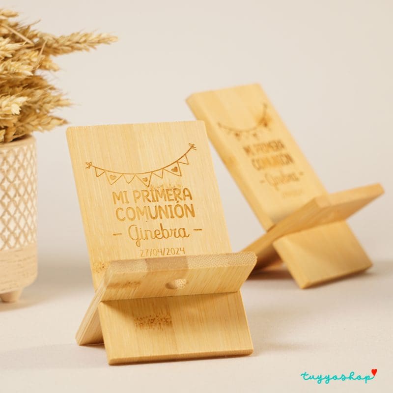 Soporte de Bambú para comunión, modelo Guirnalda.