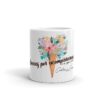 Recuerdo de boda, taza personalizada. Modelo Ice Cream.