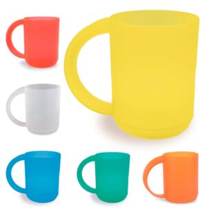 Taza de plástico para niños. Colores surtidos. 400ml