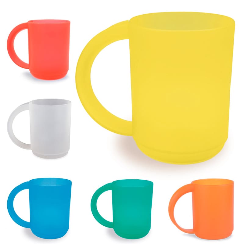 posición Hacer la cama Abandono Taza de plástico para niños. Colores surtidos. 400ml. Detalles de comunión