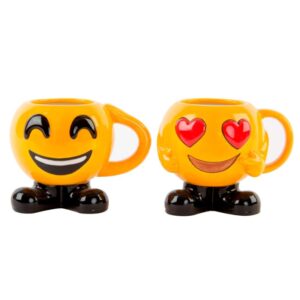 Taza emoji whatsapp. 4 modelos. 12x10x11cm